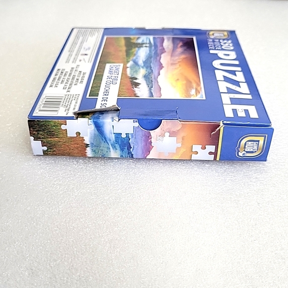 350 Piece Sunset Field Mini Travel Size Puzzle - Picture 5 of 9